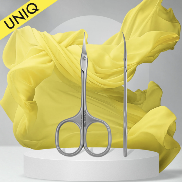 New Professional Cuticle Scissors Ballerina UNIQ 10 TYPE 4 Staleks
